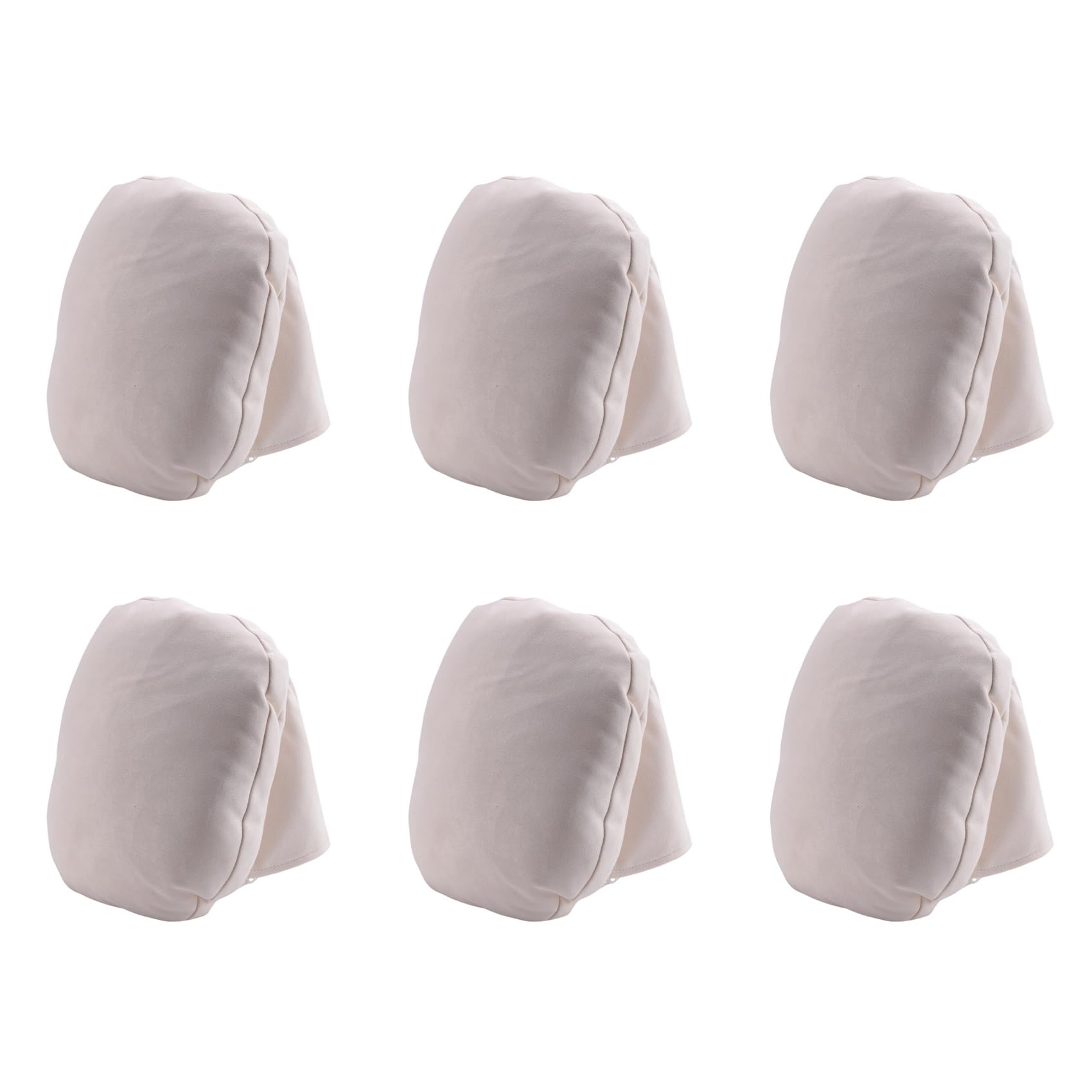 Umsoxhy 6X Auto Universal Ultra Soft Kopf StüTze Nacken Sitz Kissen Kopf StüTzen Bezug für Beige von Umsoxhy