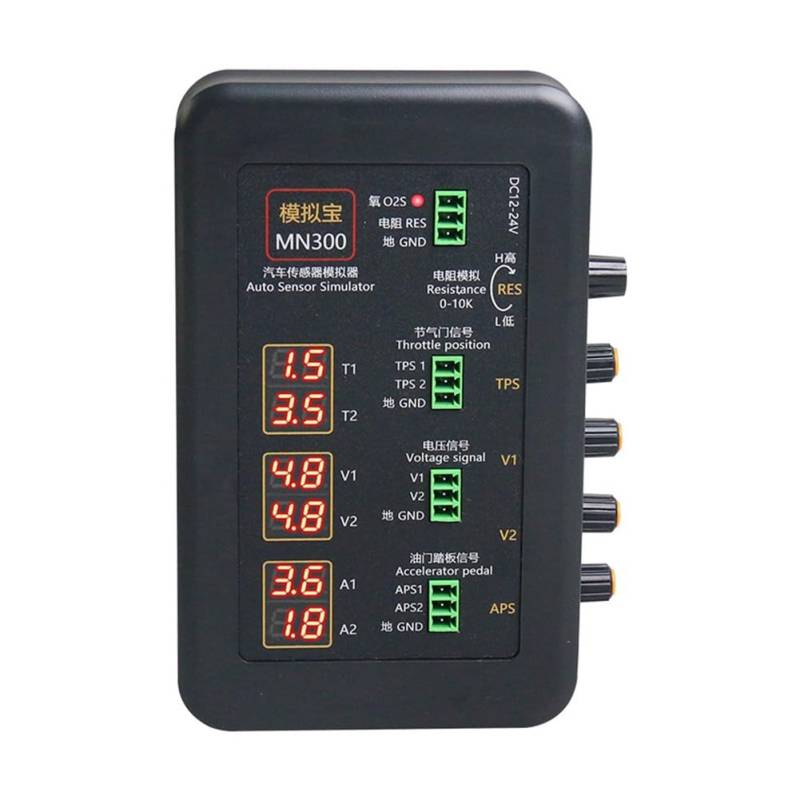 Umsoxhy MN300 Auto-Sensor-Simulator, Kfz-Signaltester, Auto-Schiene, Sauerstoff-Öldruck-Durchflusssensor, Signalgenerator von Umsoxhy