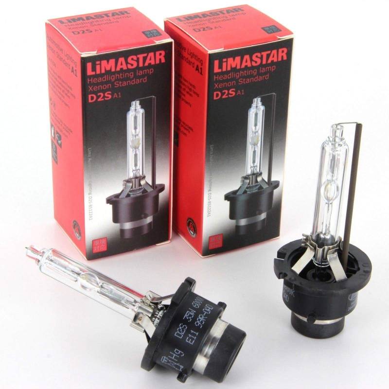 2 x LIMA 6000K Xenon Ersatz Brenner Lampen D2S universal für KFZ von Unbekannt