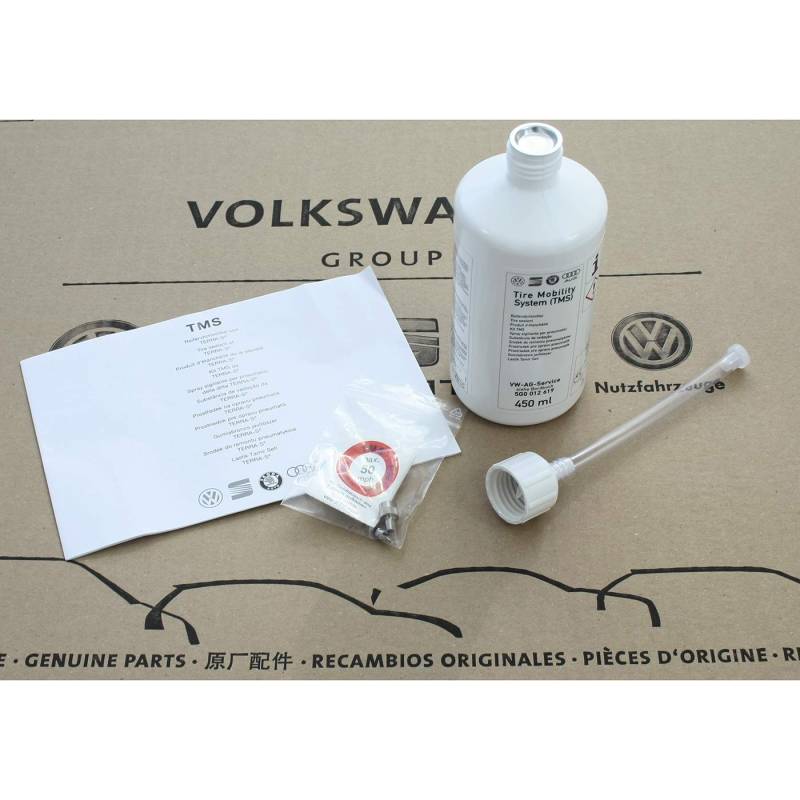 5G0012619 Original Reifendichtmittel Sicherheit Tire Mobility System TMS, 450ml von Volkswagen