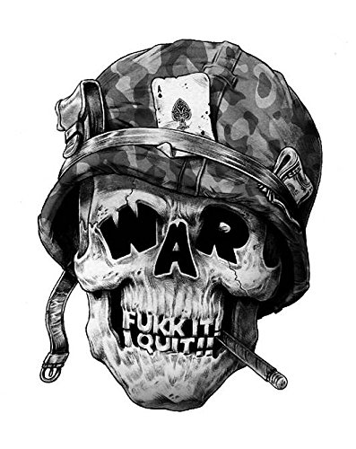 Against War Skull Aufkleber Sticker Frieden Peace ca. 12x8 cm Gegen Krieg Autoaufkleber Cool von stickerdealer_chupacabra