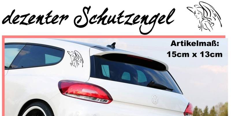 Unbekannt Autoaufkleber Schutzengel (Links) von Unbekannt