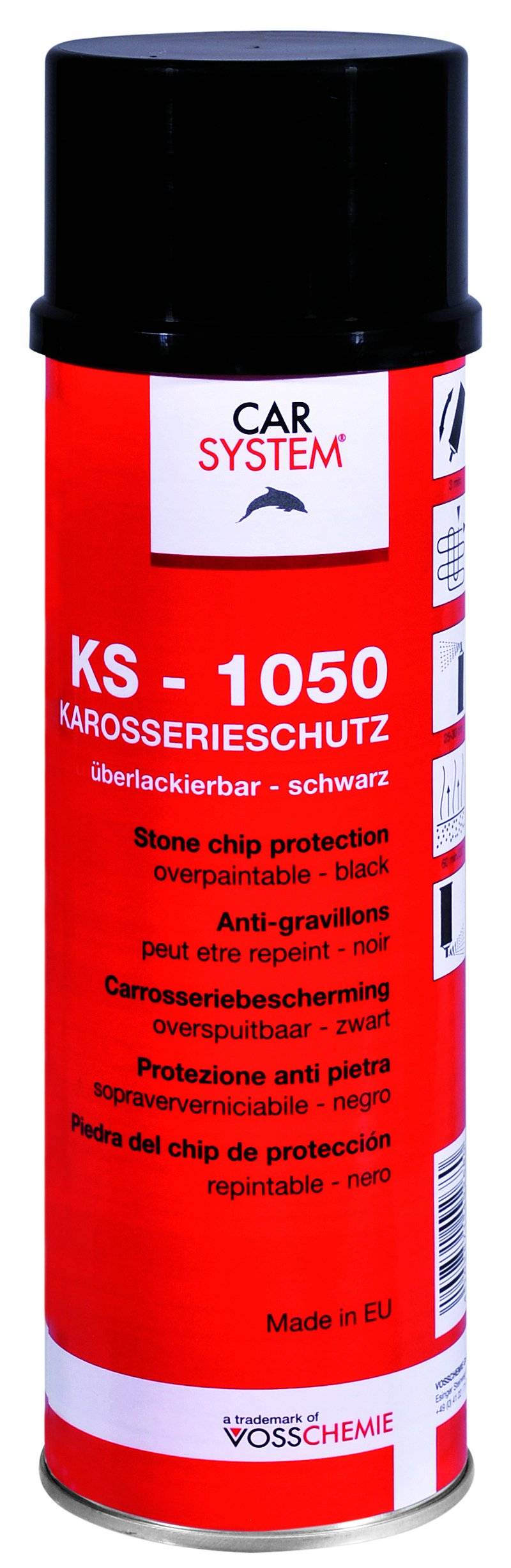 CARSYSTEM Karosserieschutz KS-1050 schwarz 500 ml 126.023 von CAR SYSTEM