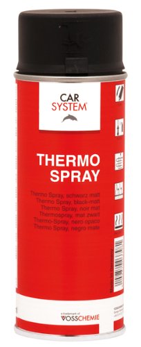 Carsystem Thermo Spray schwarz hitzebeständig bis 650 °C 400 ml Gebinde von CAR SYSTEM