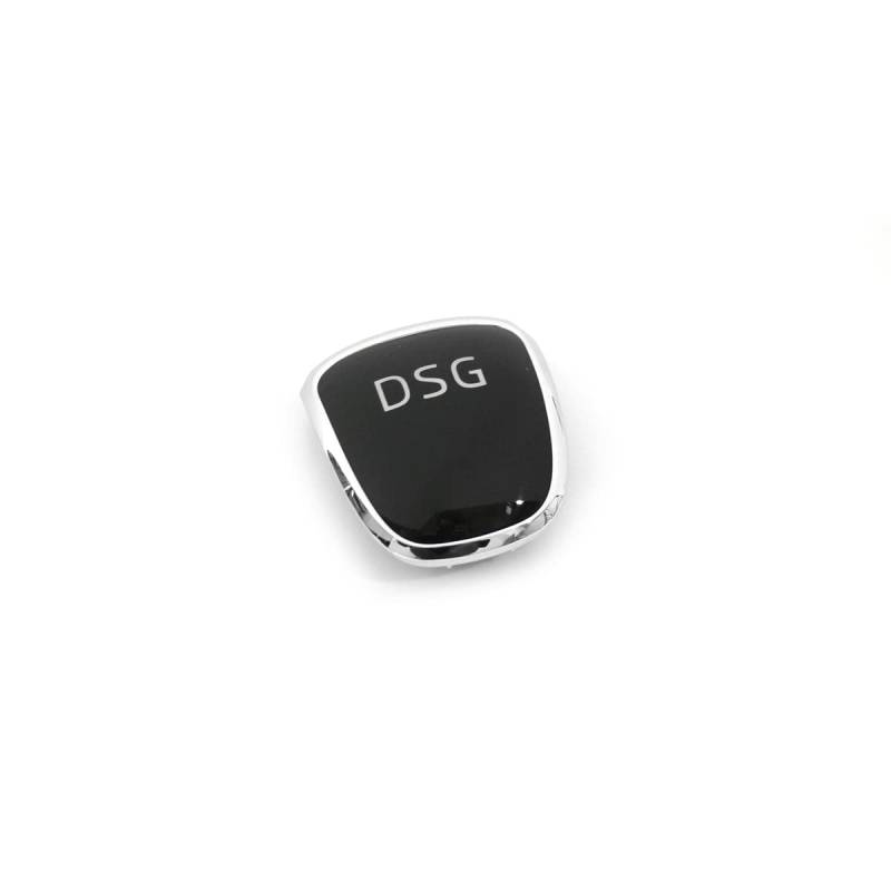 DSG Plakette Schaltknauf Blende Clip chrom schwarz 5E0713146A von Skoda