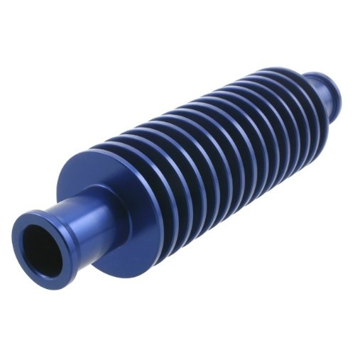 Durchlaufkühler STR8, rund, Anschlussweite 17mm / Innendurchmesser 13mm, blau von UNKNOWN