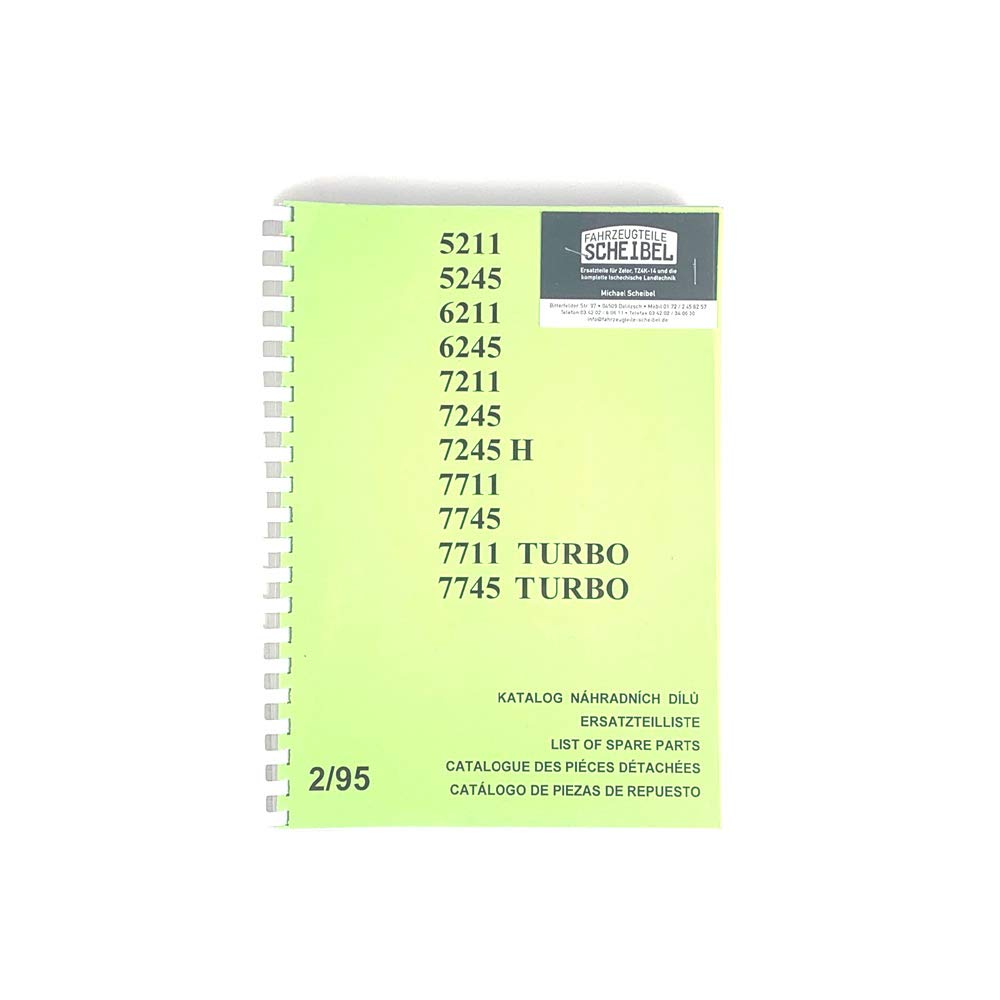 Ersatzteilkatalog Zetor 5211-7745, Deutsch von Unbekannt