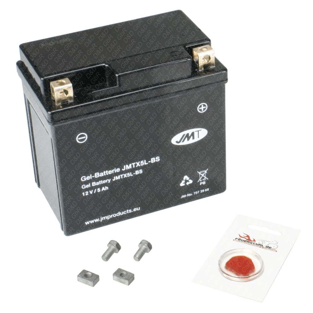 Gel-Batterie für CPI GTR 50, 2002-2010, wartungsfrei, inkl. Pfand €7,50 von Unbekannt