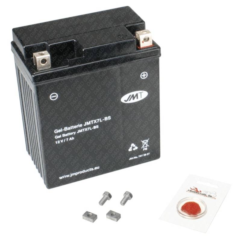 Gel-Batterie für Honda CBF 125 M, 2009-2014 (JC40), wartungsfrei, inkl. Pfand €7,50 von Unbekannt