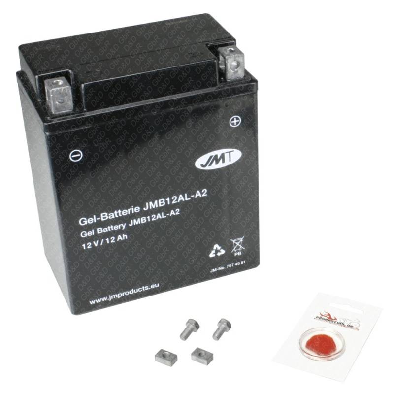 Gel-Batterie für Yamaha XT 600 Z Tenere, 1988-1991 (Typ 3AJ), wartungsfrei, inkl. Pfand €7,50 von JMT