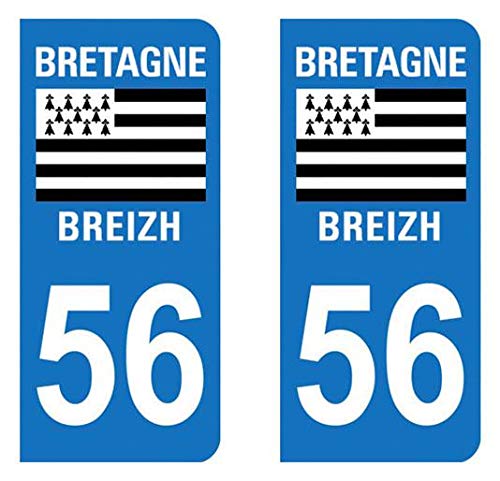 Générique Sticker immatriculation 56 - Morbihan - Auto von Unbekannt