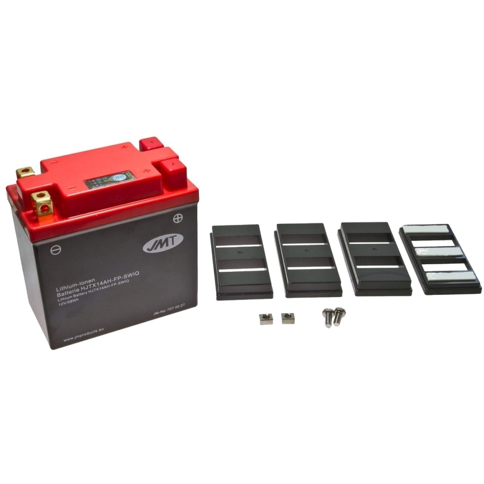 JMT HJTX14AH-FP Lithium Motorrad Batterie für GL 500 D Silverwing Baujahr 1982-1983 von Unbekannt