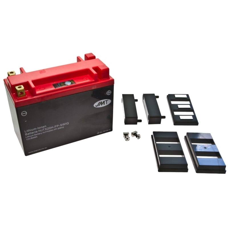 JMT HJTX20H-FP Lithium Motorrad Batterie für V11 1100 i.e Le Mans Rosso Corsa Baujahr 2003-2005 von JMT