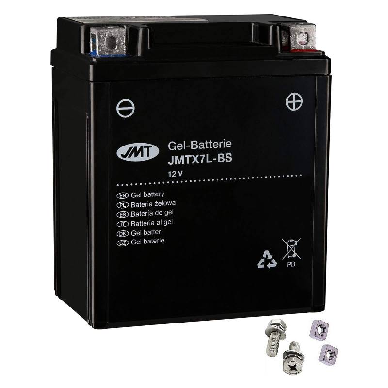 YTX7L-BS Gel Batterie für Primavera 50 V4 4T Baujahr 2014-2017 von JMT von JMT