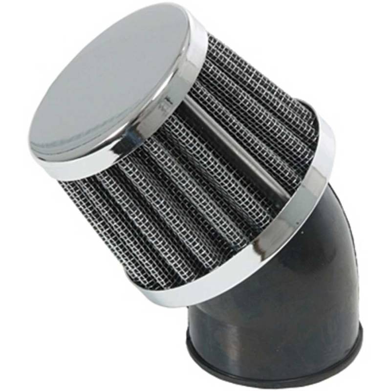 Motorrad Renn-Luftfilter PHVA PHBN 32mm Ø Vergaser schwarz/silber 129-01510-35 von MOTORRAD