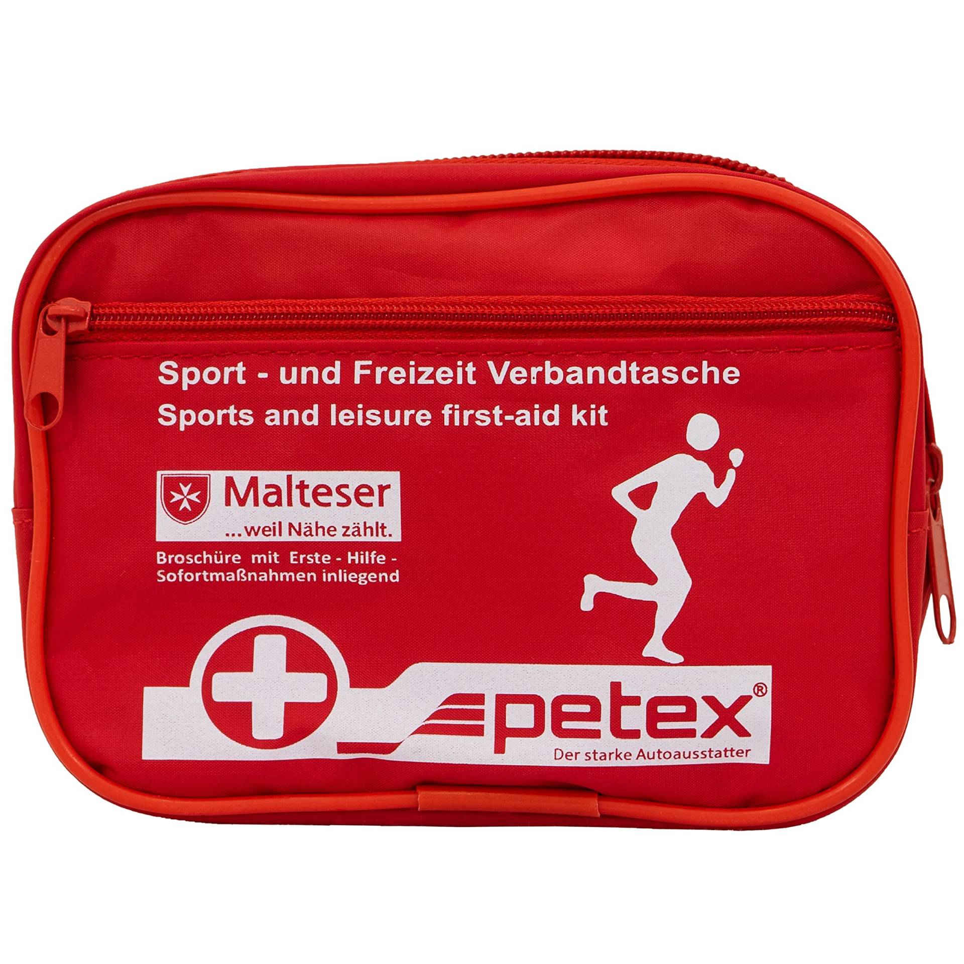 Petex Verbandtasche, Sport und Freizeit Verbandtasche, First Aid Kit, Erste Hilfe, rot von PETEX