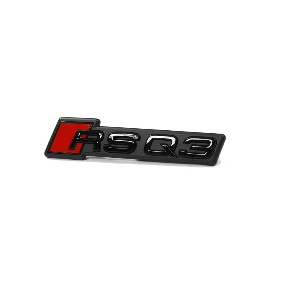 Audi Original RSQ3 Schriftzug Emblem Logo Schwarz Front Kühlergrill von Audi