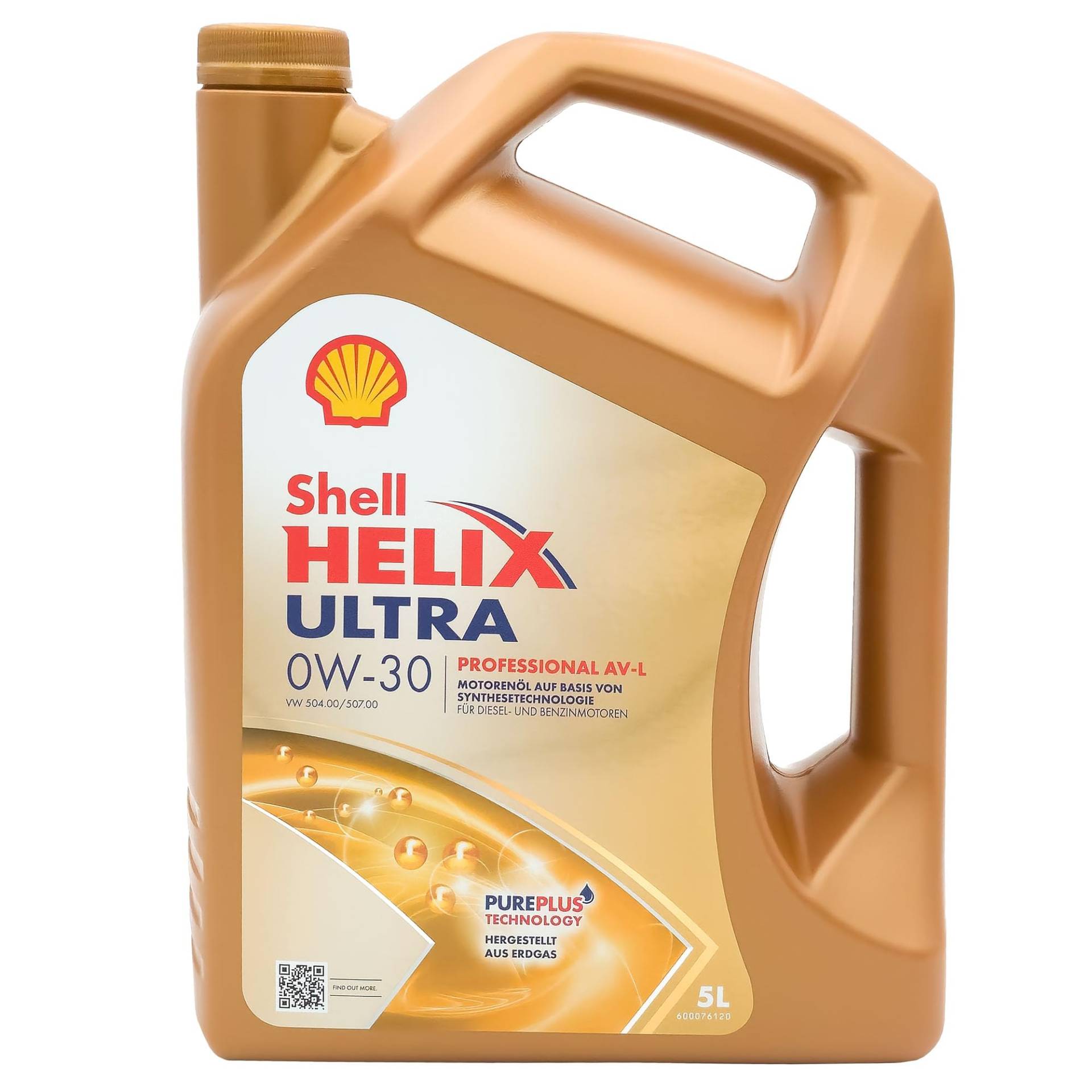 Shell Helix Ultra Professional AV-L 0W-30 Motorenöl, 5 Litre von Shell