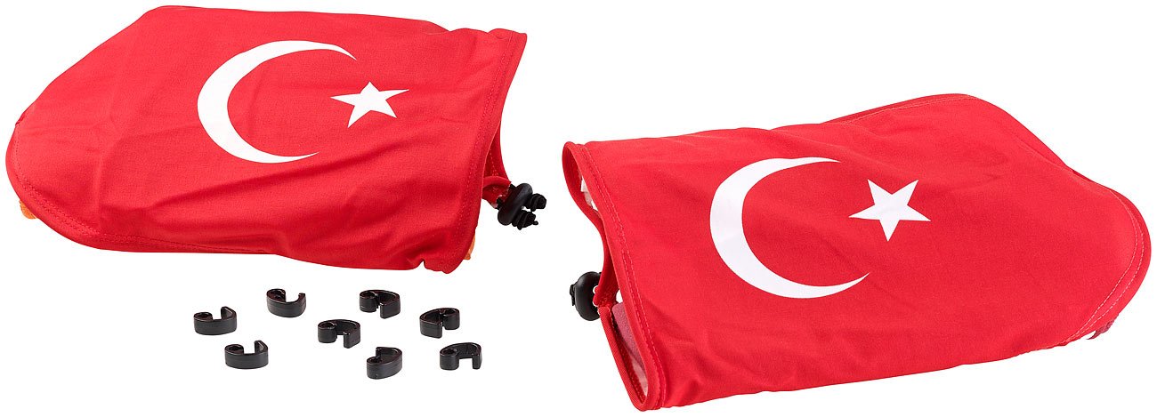 Überzieher Türkei für Auto-Außenspiegel 2er-Pack (Spiegelkappen) von Unbekannt