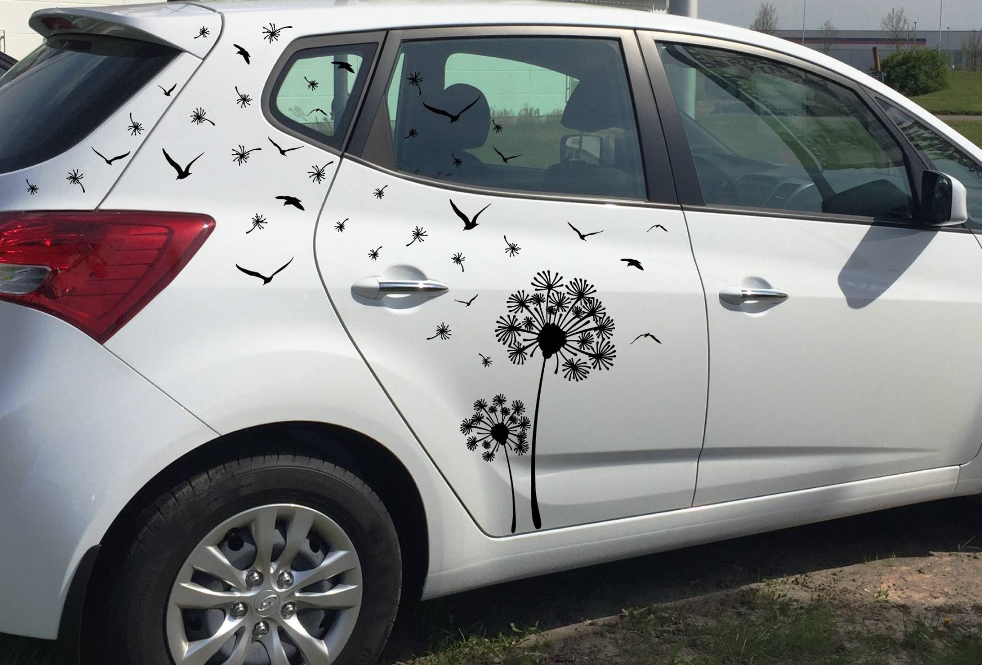 Unbekannt ***NEU***Autoaufkleber/Seitendekor Pusteblume inkl. Vogelschwarm von Unbekannt