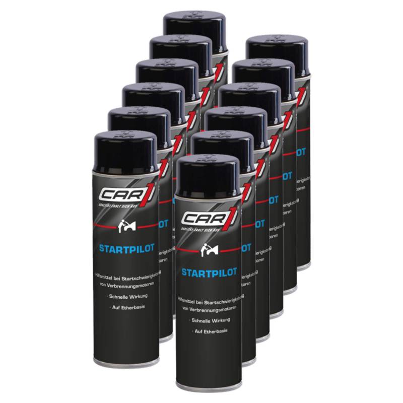 Unbekannt 12X Car1 Startpilot Starthilfe Spray Verbrennungsmotor 250 Ml von Unbekannt