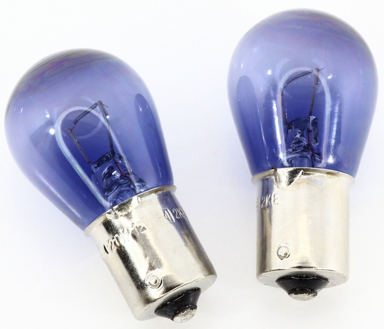 Unbekannt 2 x BA15S Lampe 12V blau 21 Watt Glühbirne weißes Licht ähnlich wie Xenon von Unbekannt