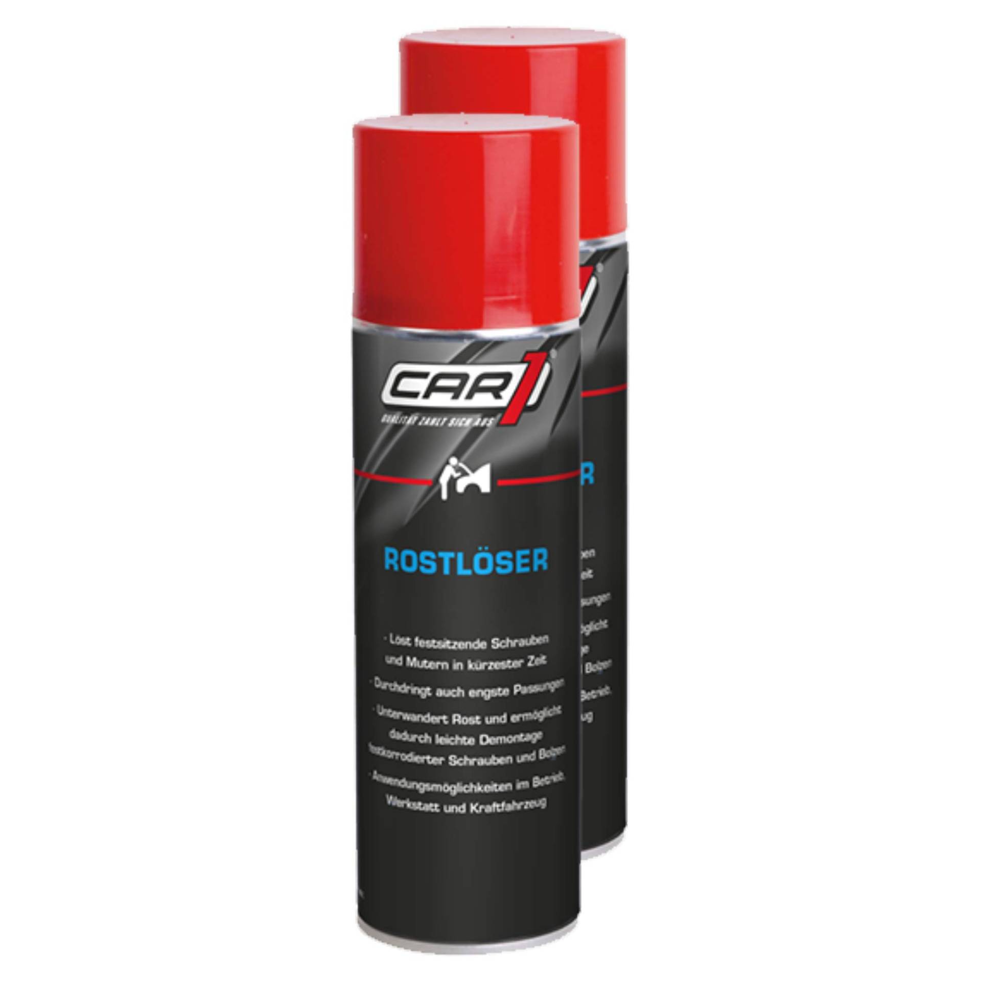 Unbekannt 2X Car1 Rostlöser Spray Muttern Schrauben 300 Ml von Unbekannt