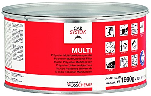 CAR SYSTEM Multi inkl. Härter Polyester MULTIFUNKTIONSPACHTEL 2 KG 127.977 von CAR SYSTEM