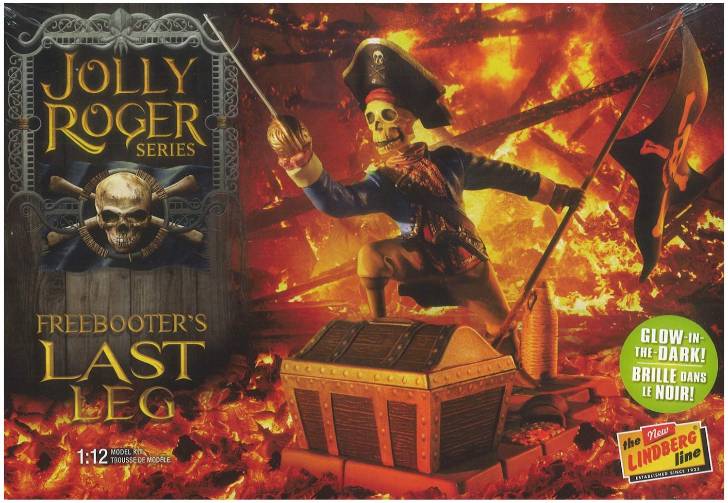 Lindberg - Jolly Roger Serie: The Freebooter's Last Leg, 1:12 (HL613). von AMT