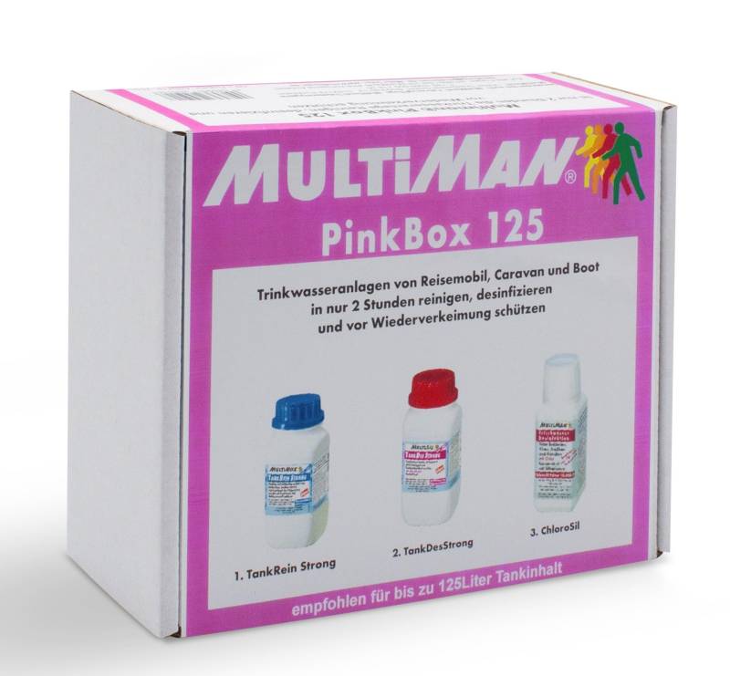 MultiMan Pink Box für Tanks bis 125l Pink Box für Tanks bis 125l - Zur Reinigung im laufenden Betrieb mit kurzen Einwirkzeiten von MultiMan