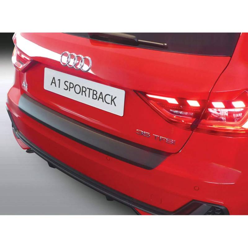 RGM ABS Heckstoßstangenschutz kompatibel mit Audi A1 (GB) Sportback S-Line 2018- Schwarz von RGM