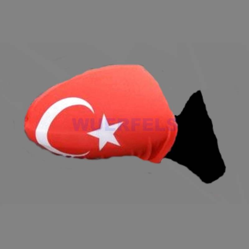 Unbekannt Spiegelflagge/Spiegelfahne TÜRKEI 1 Paar, Auto/PKW Rückspiegel/Autospiegel Fahne/Flagge/Überzug von Unbekannt