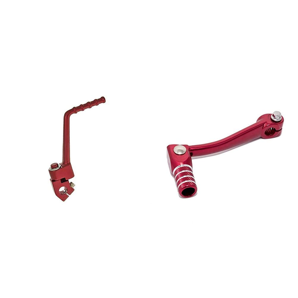 Vicma Kickstart Lever Aluminum red for Minarelli AM & Shift Lever Aluminum red for Minarelli AM, Crosser, SM von Unbekannt