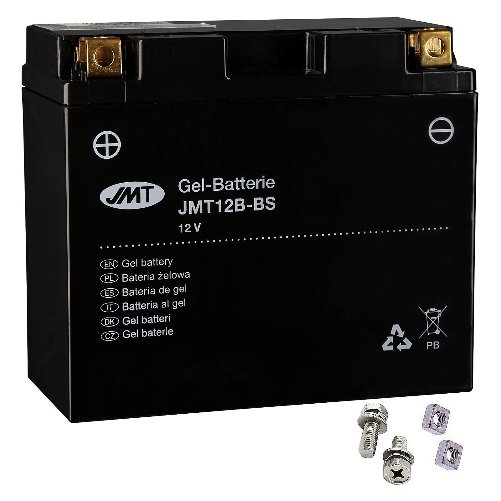 YT12B-BS Gel Batterie für Monster 1100 S ABS Baujahr 2010-2011 von JMT von Unbekannt