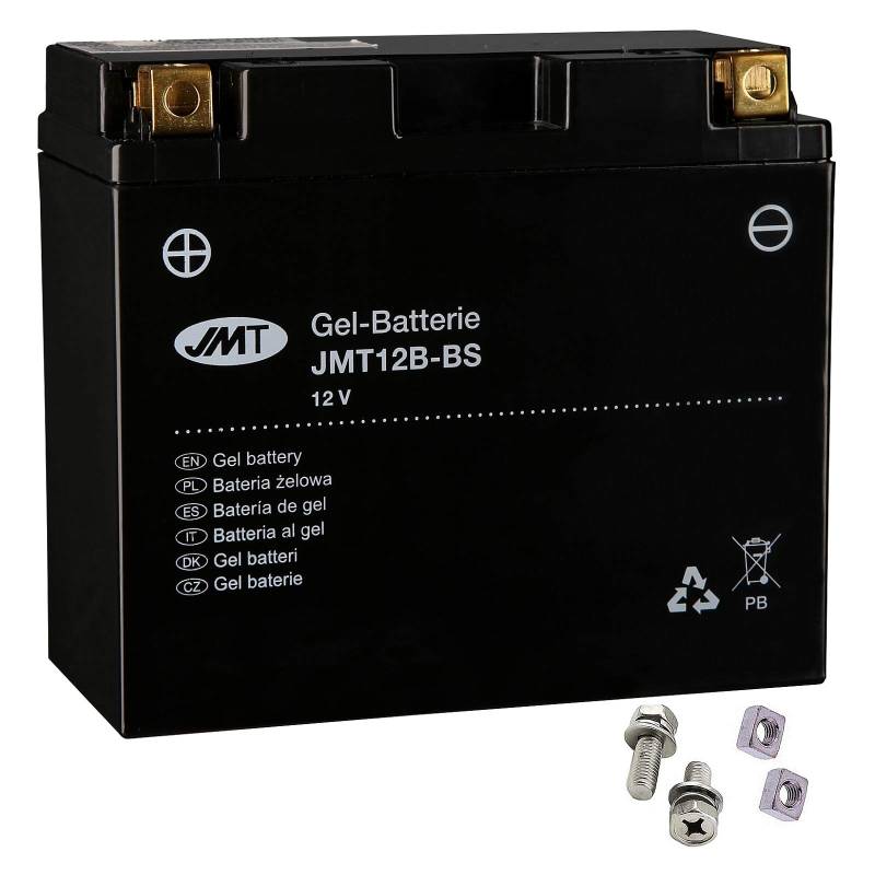 YT12B-BS Gel Batterie für Monster 1100 S ABS Baujahr 2010-2011 von JMT von JMT