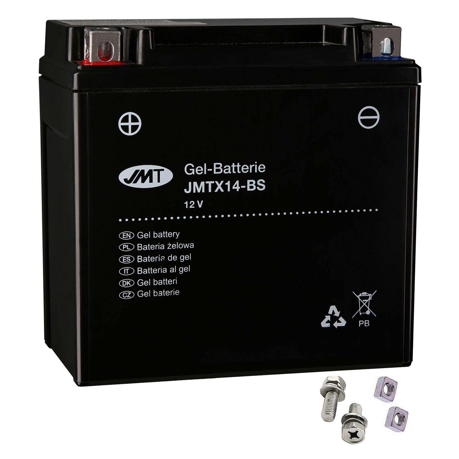 YTX14-BS Gel Batterie für R 1200 GS LC ABS Baujahr 2013-2017 von JMT von JMT