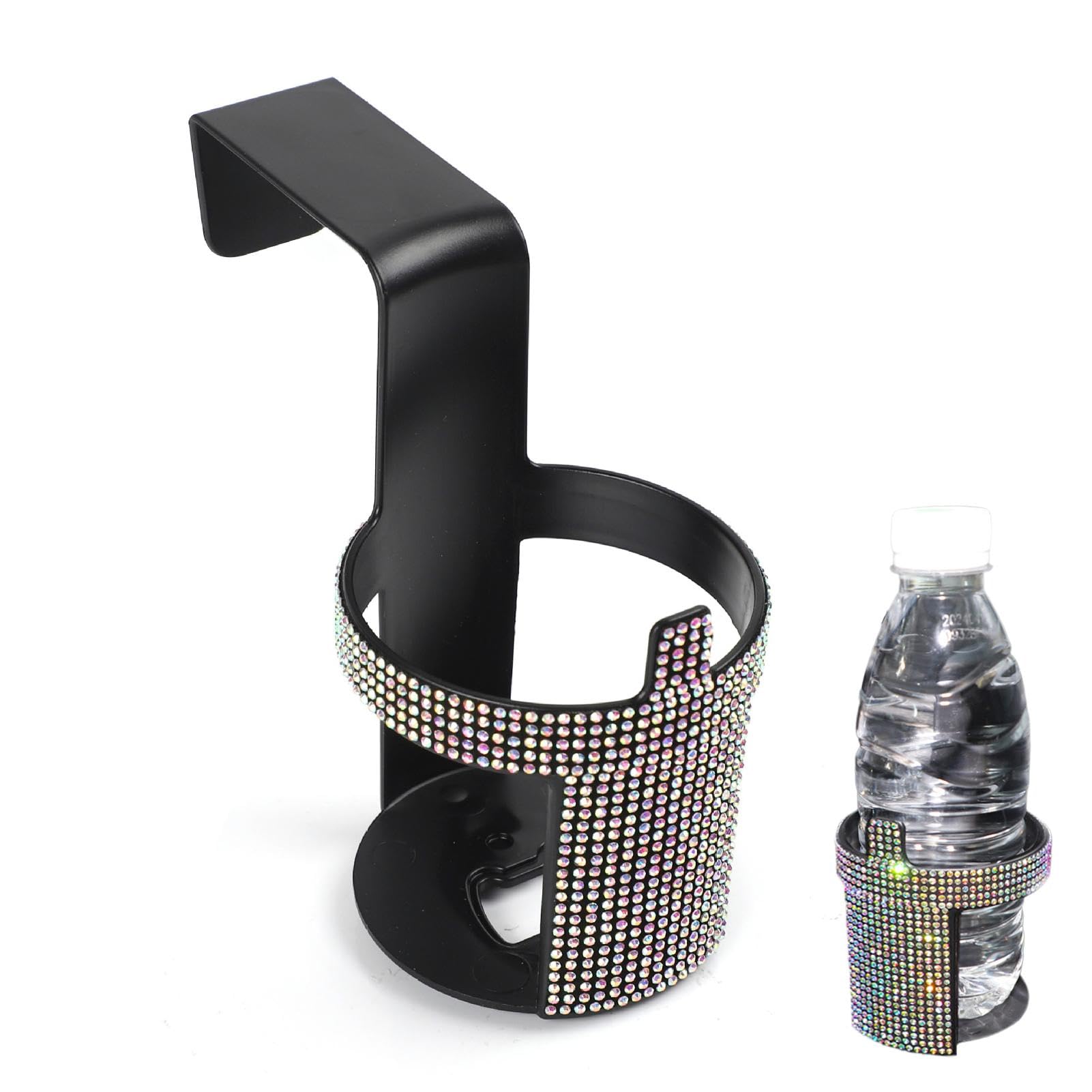 Car Cup Holder, Bottle Holder, Stylish Bling Design, Vielseitig und Multifunktional Car Drink Stand, Compact Vehicle Accessory for Tumblers, and Cans, 1.18x2.95x4.72 Inches von Ungtyb