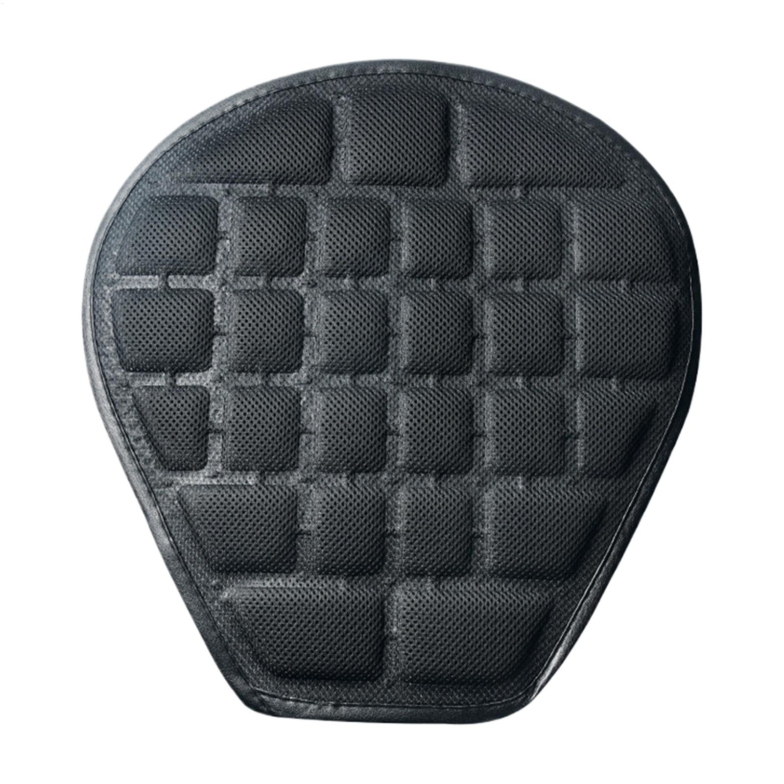 Motorcycle Seat Cushion, Non-Slip Shock-Absorbing Pad, Breathable Rider Seat Cover, Wear-Resistant Powersports Accessory, Comfortable Passenger Support, 14.57x13.78 Inches von Ungtyb