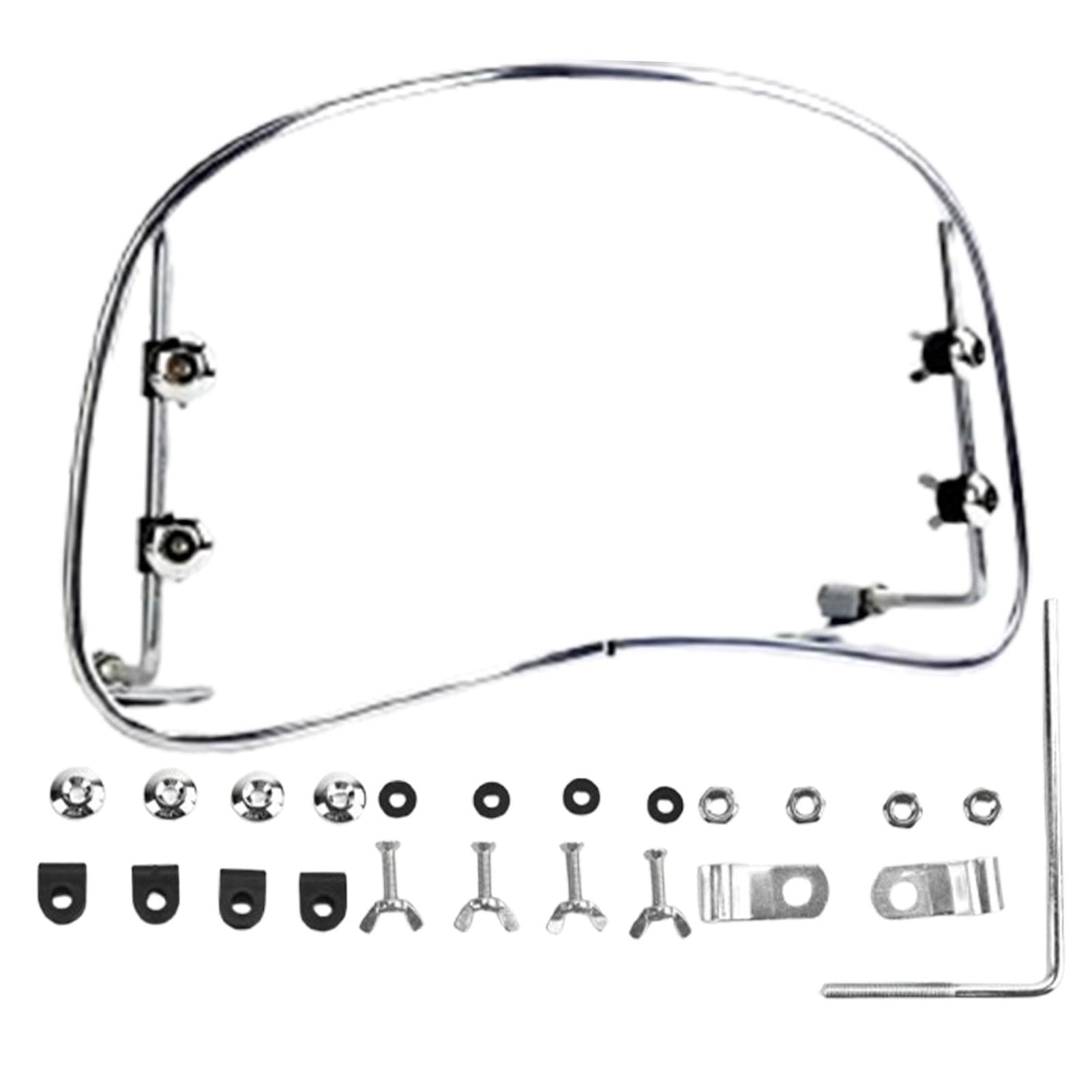 Motorrad-Frontscheibe, Front-Ersatz-Windschutzscheiben, Elektroroller-Windschutzscheibe, elektrische Motorrad-Windschutzscheibe für Pedalmotorrad, Elektroroller, Elektromotorrad von Ungtyb