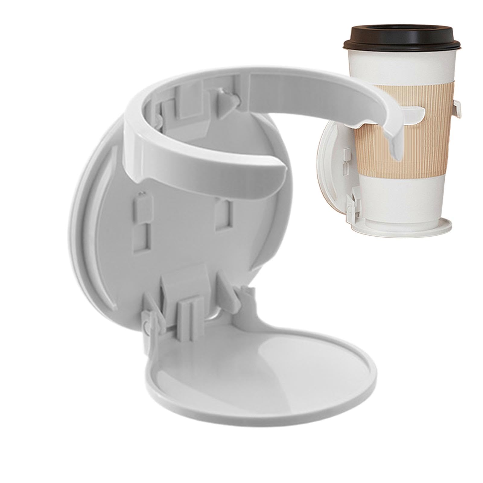 Ungtyb Folding Cup Rack, No Punching Holder, Schlafsaal Cup Holder, Car Mug Holder, Vielseitig und praktisch Folding Cup Holder Rack passt in Schlafsäle, RVs, Wohnwagen und Auto, helping you store von Ungtyb