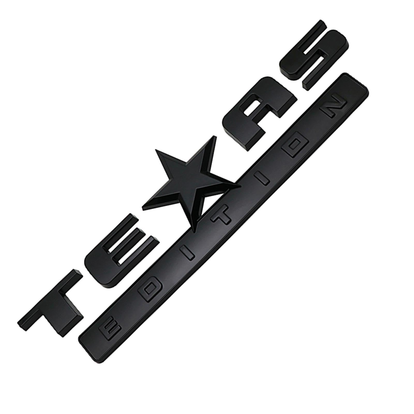 Ungtyb Texas-Edition Stern Aufkleber Texas Edition | 3D Dekorativer Aufkleber für die Seitentür Kotflügel aus ABS | Aufkleber | Cool & Stylish Auto Aufkleber für Tür von Ungtyb