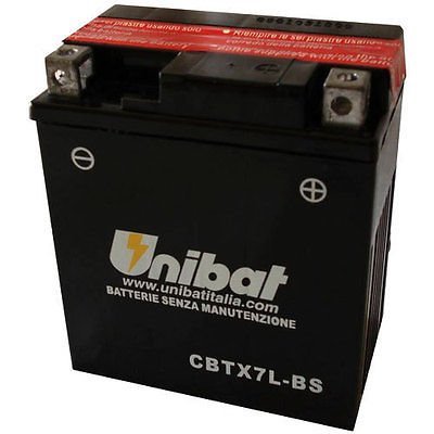 Batterie für Unibat No Yuasa Roller CBTX7L-BS von Unibat