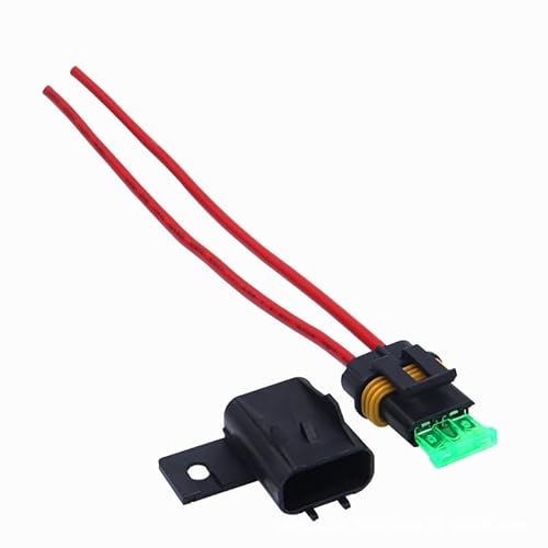 6 Stück, wasserdicht, IP67, Inline-ATO/ATC/Flachsicherung, 30 A, mit Abdecksicherungshalter, 12 AWG, für Automobil/Marine von Unifizz