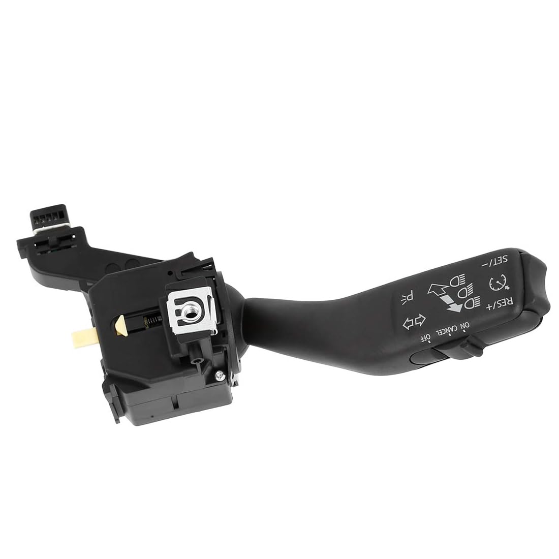 Unifizz Lenksäulenschalter Tempomat Blinker Multifunktions Kippschalter 1K0953513G für Volkswagen Jetta 2005-2010 (Schwarz, EIN-AUS, Druckknopf) von Unifizz