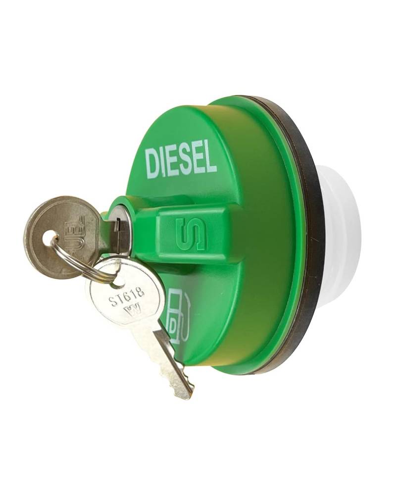 Unifizz 10591D abschließbarer Tankdeckel für Diesel-LKW-Kraftstofftank GMC Autotankdeckel passend für Chevrolet Dodge Ford von Unifizz