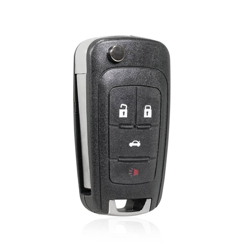 Unifizz 4 Tasten Ersatz Keyless Entry Remote Car Key Fob für Chevy Equinox Malibu Camaro Cruze Equinox 2010-2016 für Buick Lacrosse Regal Verano Verano OHT01060512 von Unifizz