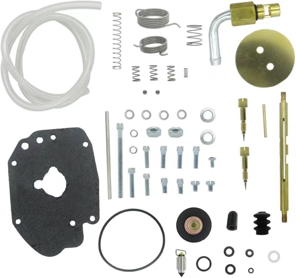 Unifizz Starter Rebuild Kit für S&S Super E Vergaser, Ersatzteile Kit mit 90° Drehgelenk, passend für Modelle 11-2923 & 496619 für Harley-Davidson Motorräder von Unifizz