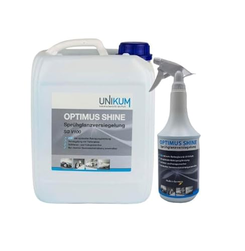 Unikum Optimus Shine Sprühglanzversiegelung Set 5 Liter + 1 Liter Sprühflasche von Unikum Chemie