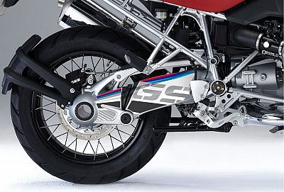 Uniracing BMW R 1200 GS/Adventure, Dekor-Set Schwinge - Schwarz/Grau/Weiß/Blau/Rot von Uniracing