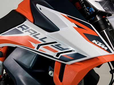 Uniracing KTM 890 Adventure R Rally, Kratzerschutz-Set seitlich - Klar von Uniracing